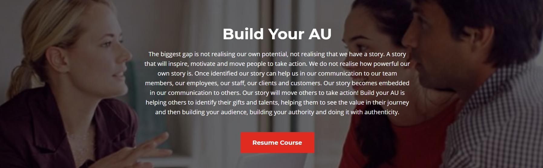 build your au training program