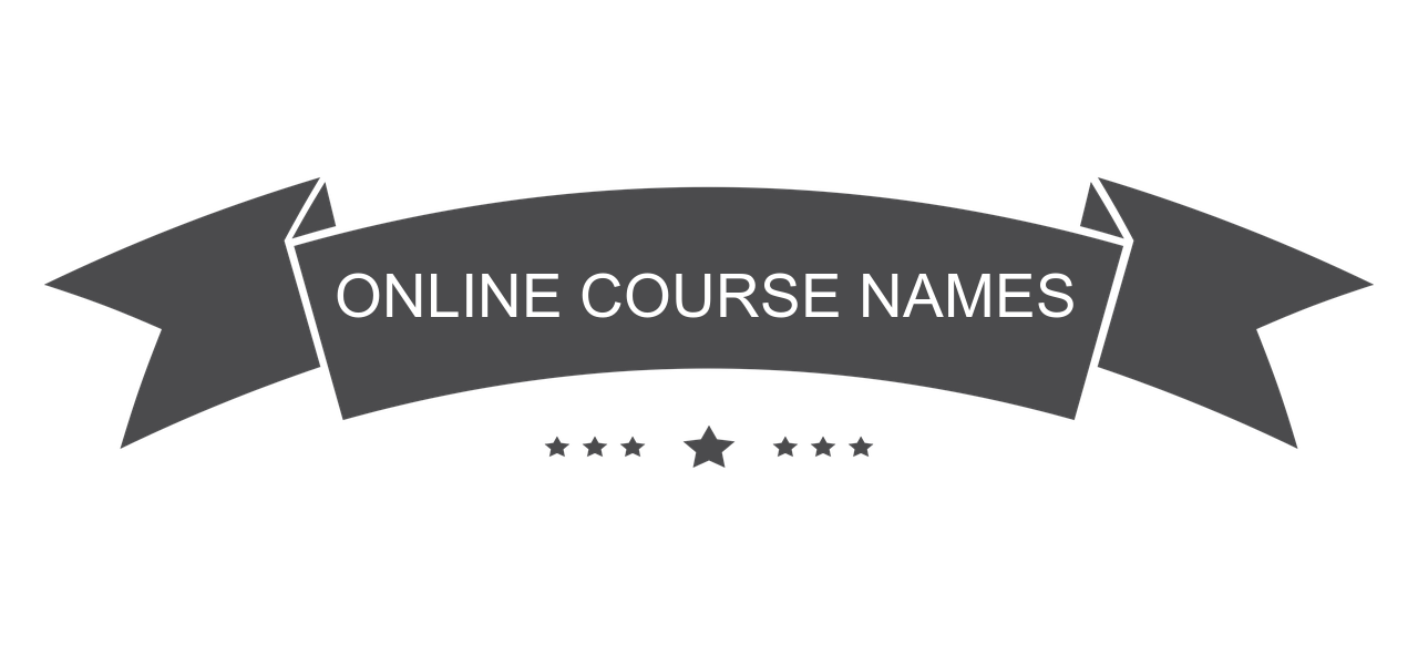 online course names
